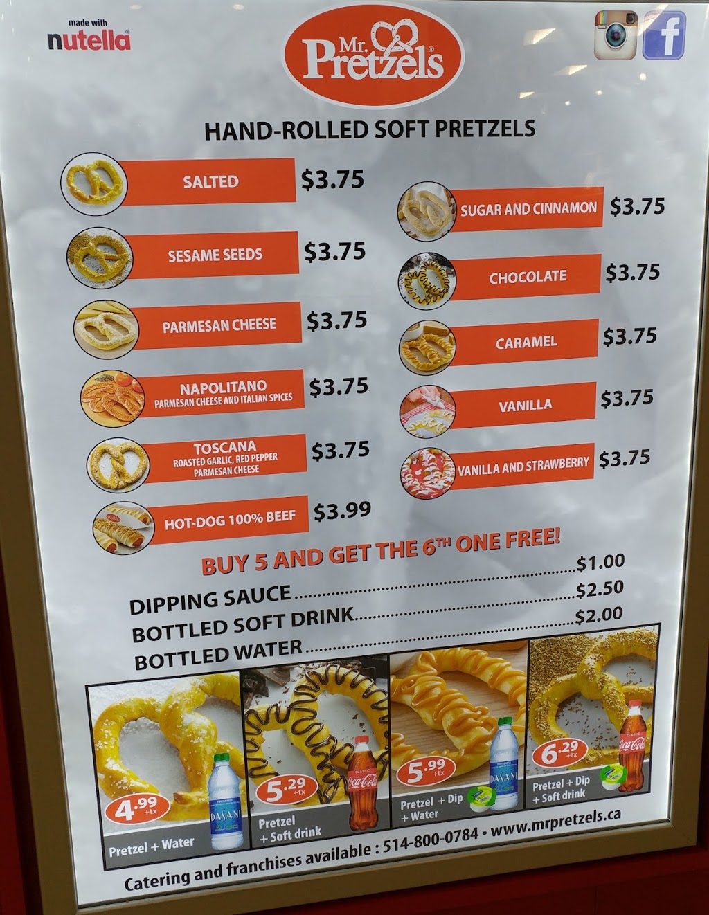 Mr.Pretzels | 1555 Regent Ave W, Winnipeg, MB R2C 4J2, Canada | Phone: (204) 691-2260