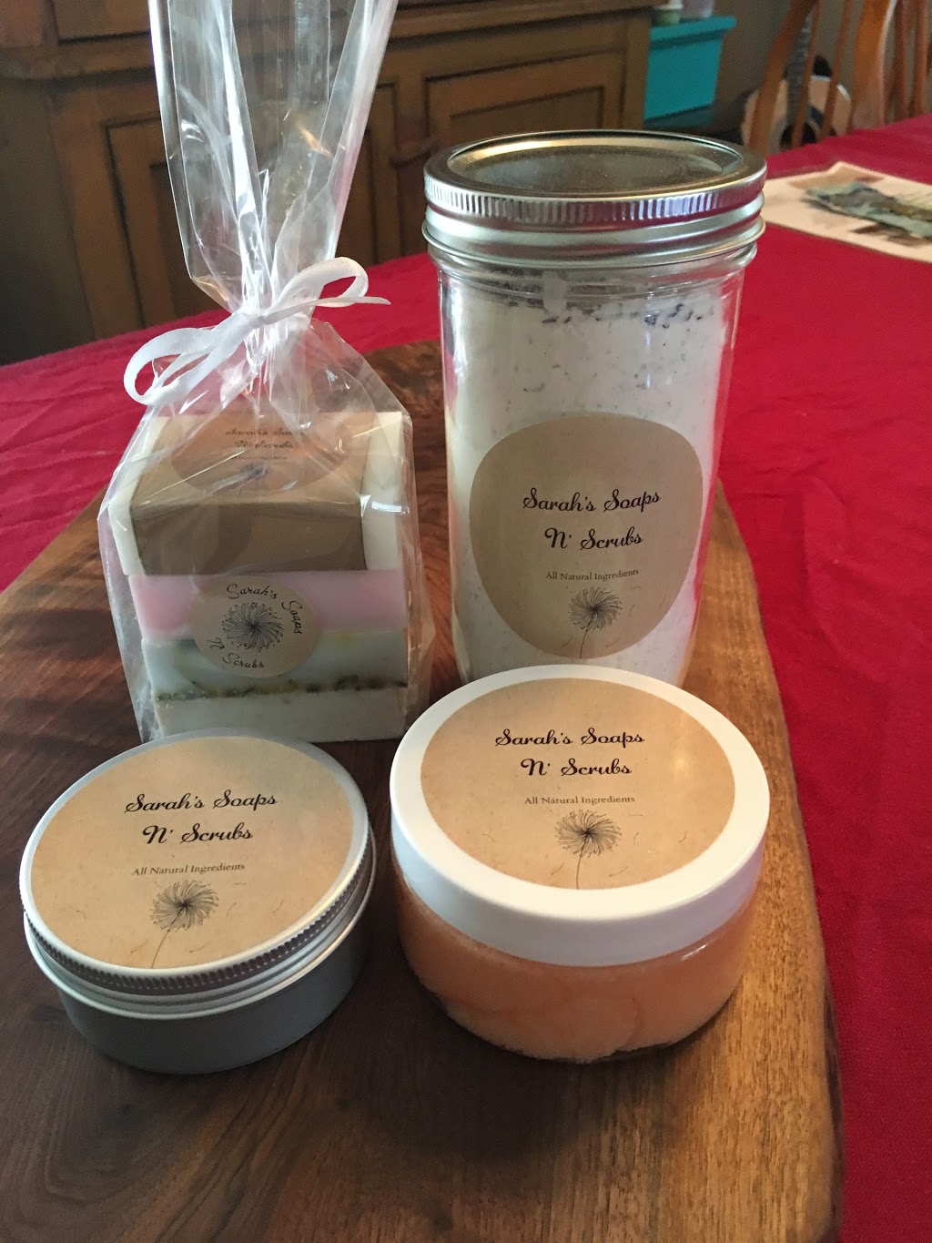 Sarah’s Soaps N’ Scrubs | 45 Strathallan Dr, Courtice, ON L1E 2H2, Canada | Phone: (905) 396-3983