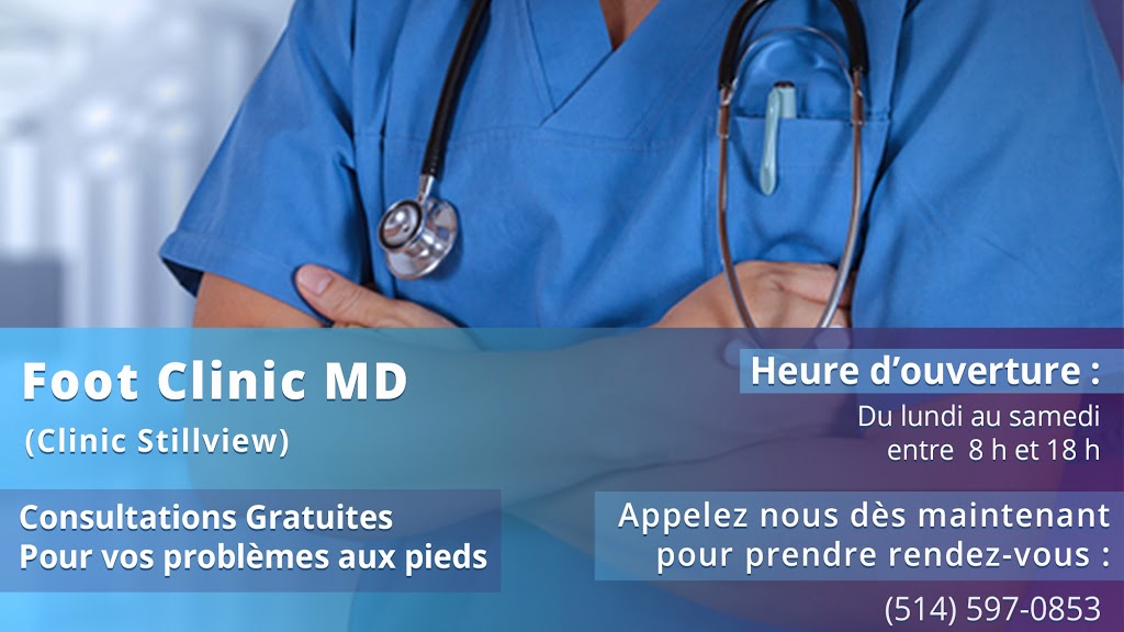 Clinique du Pied CDP | 175 Av Stillview, Pointe-Claire, QC H9R 4S3, Canada | Phone: (514) 597-0853