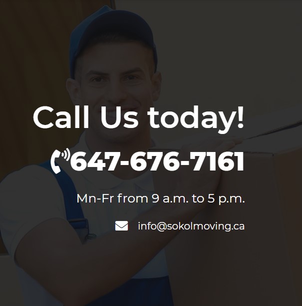 Sokol Moving Inc | 1 Borjana Blvd, Thornhill, ON L4J 0E6, Canada | Phone: (647) 676-7161