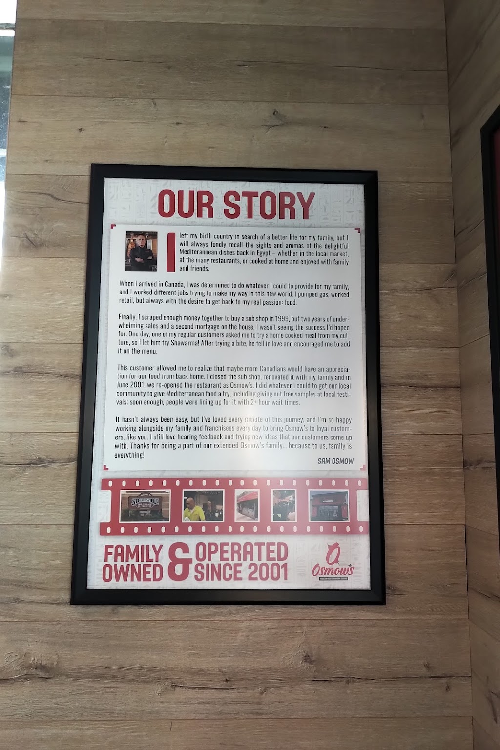 Osmows Shawarma | Trinity Wilson Common, 1187 Wilson St W Unit 1A, Ancaster, ON L9G 0E8, Canada | Phone: (905) 304-3006