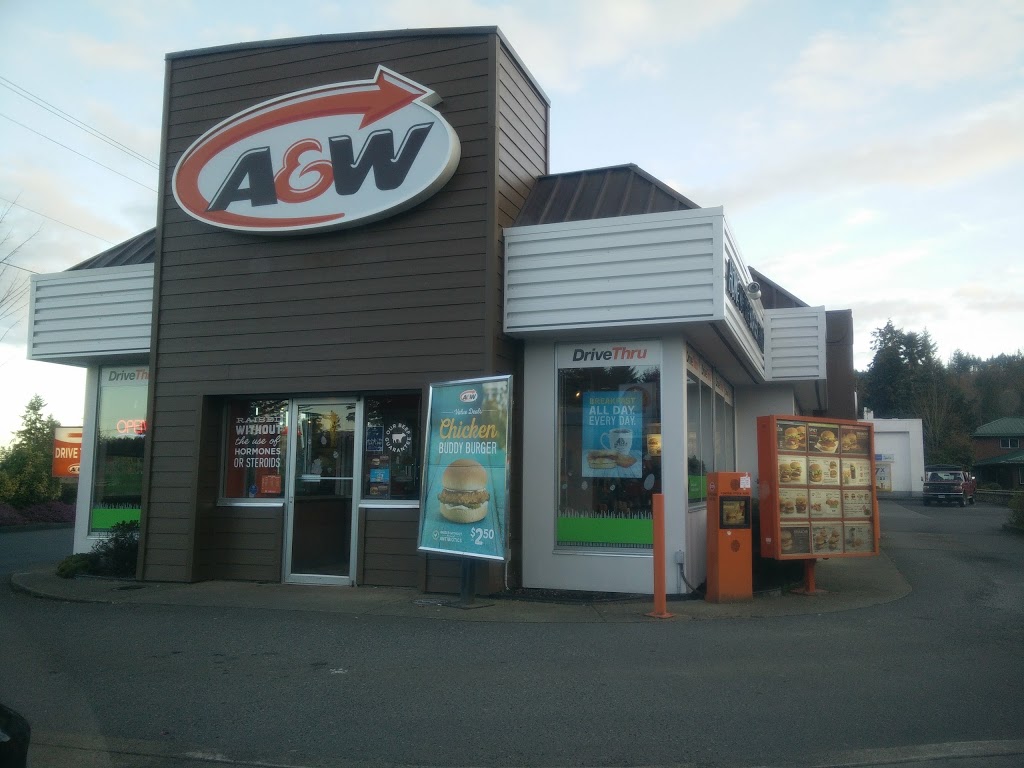 A&W Canada | 828 Deloume Rd, Mill Bay, BC V0R 2P0, Canada | Phone: (250) 743-1607