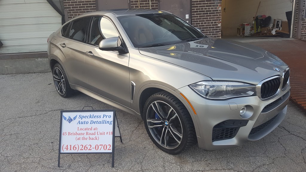 Speckless Pro Auto Detailing | 45 Brisbane Rd #18, North York, ON M3J 2K1, Canada | Phone: (416) 262-0702