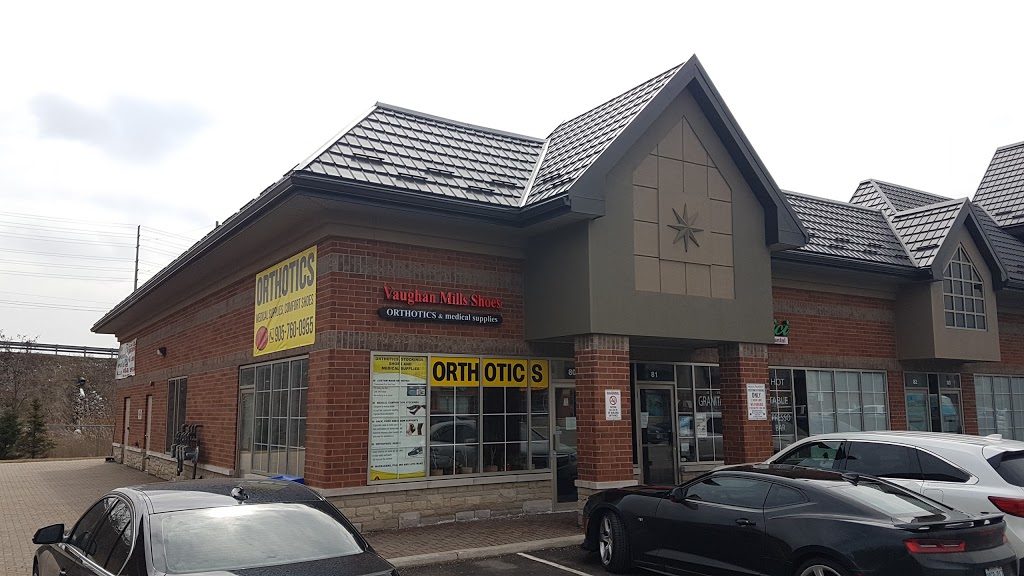 VAUGHAN MILLS SHOES ORTHOTICS AND STOCKINGS | 3550 Rutherford Rd #80, Vaughan, ON L3H 3T8, Canada | Phone: (905) 760-0955