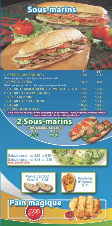 Pizza Sema | 1110 Rue Notre-Dame, Lavaltrie, QC J5T 1M1, Canada | Phone: (450) 586-1533