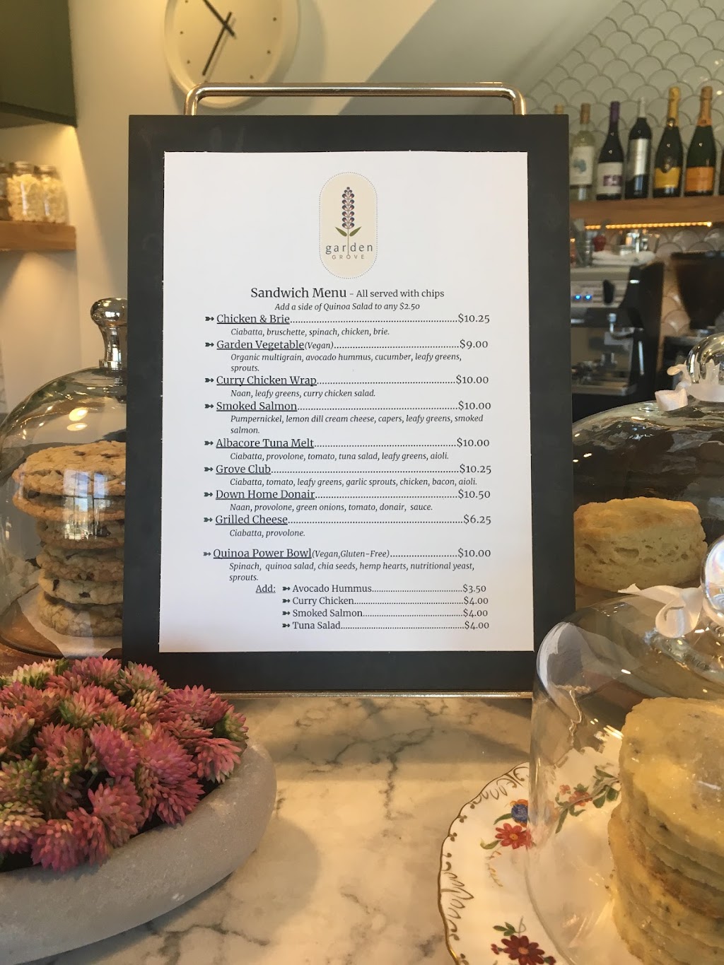 Garden Grove Café | 2 Grove Ave, Rothesay, NB E2E 5K3, Canada | Phone: (506) 847-0800