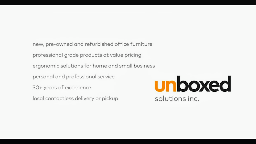 Unboxed solutions inc | 568 Moorelands Crescent, Milton, ON L9T 4B5, Canada | Phone: (905) 691-4130