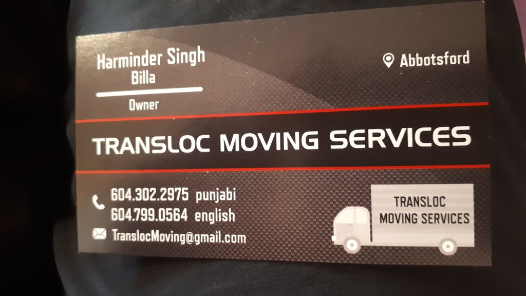 Transloc Moving Services | Abbotsford, BC V2S, Canada | Phone: (604) 302-2975