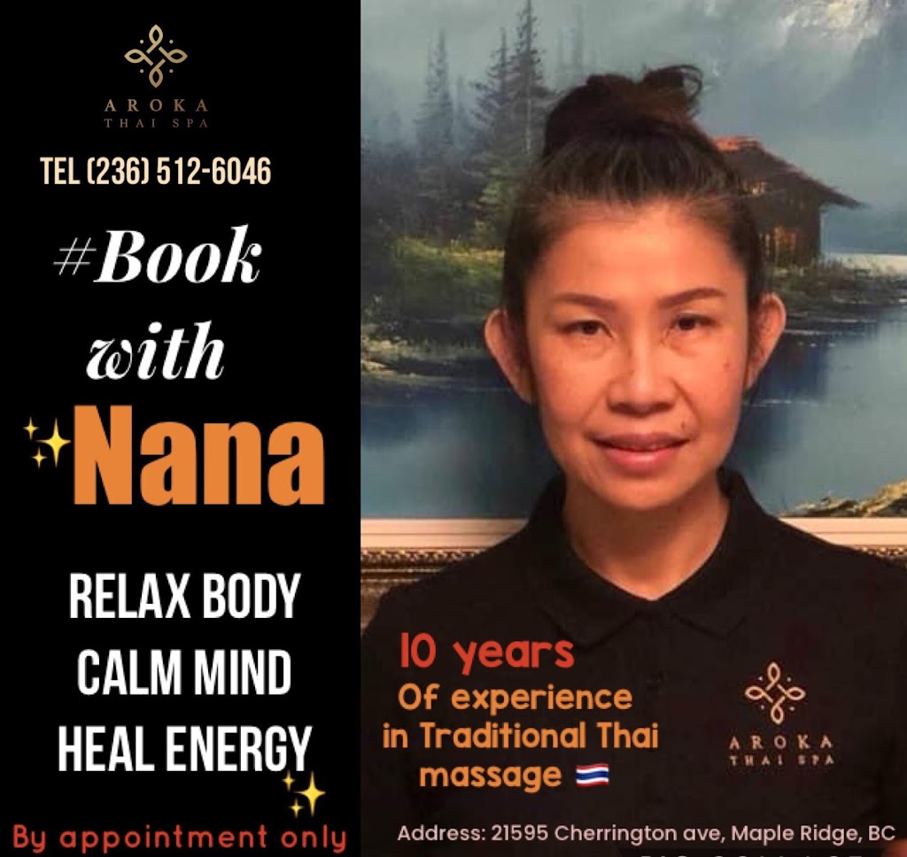 Aroka Thai spa | 21595 Cherrington Ave, Maple Ridge, BC V2X 8R3, Canada | Phone: (236) 512-6046