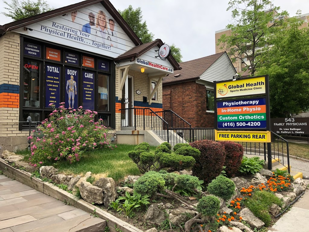 Global Health Physiotherapy Clinic | 545 Eglinton Ave E, Toronto, ON M4P 1N7, Canada | Phone: (416) 500-4200