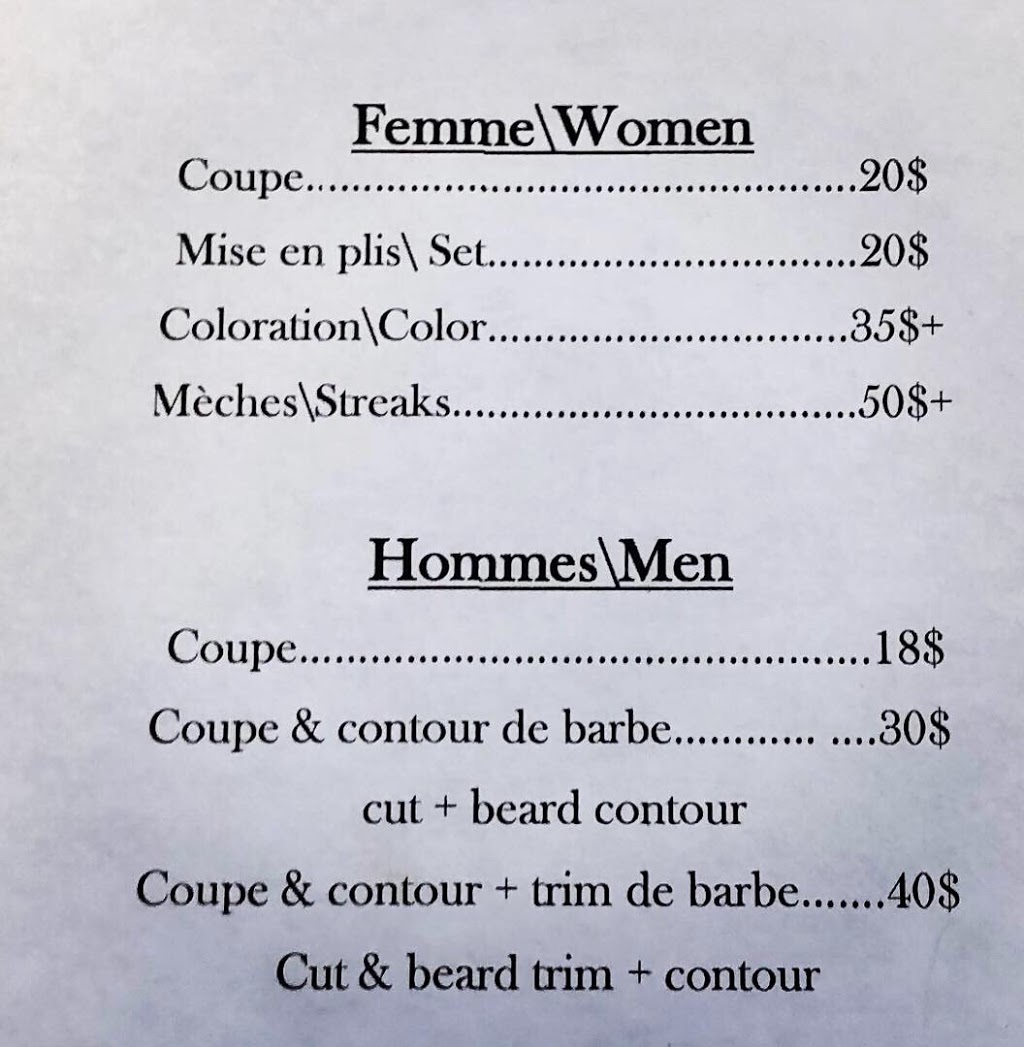 Salon de coiffure unisexe | 7400 Boulevard Kimber, Saint-Hubert, QC J3Y 3A1, Canada | Phone: (450) 678-0033