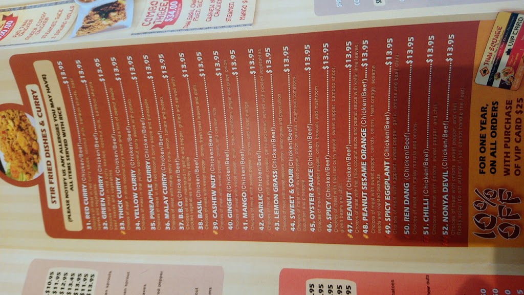 Thai Square | 277 Port Union Rd, Scarborough, ON M1C 2L3, Canada | Phone: (416) 281-8988