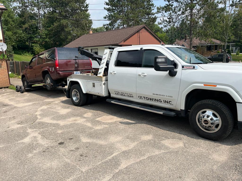 QE Towing Inc. | 203 Whytes Rd, Bancroft, ON K0L 2M0, Canada | Phone: (647) 884-1889