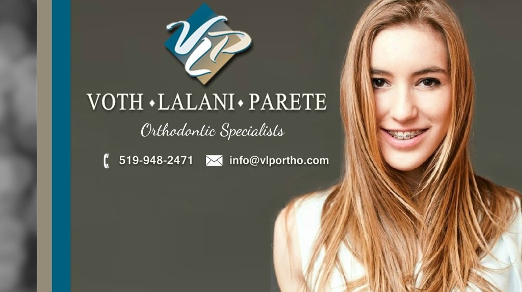 Voth Lalani Parete Orthodontic Specialists | dentist | 101-7150 Hawthorne Dr, Windsor, ON N8T 3N3, Canada | 5199482471 OR +1 519-948-2471