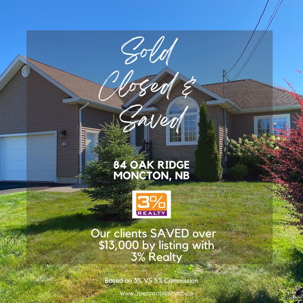 3% Realty Atlantic | 1830 Mountain Rd Suite B, Moncton, NB E1G 1A9, Canada | Phone: (506) 386-5568