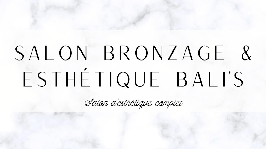 Salon Bronzage et Esthétique Bali’s | 6260 Rue Jean-Talon E, Saint-Léonard, QC H1S 1M8, Canada | Phone: (514) 259-9090