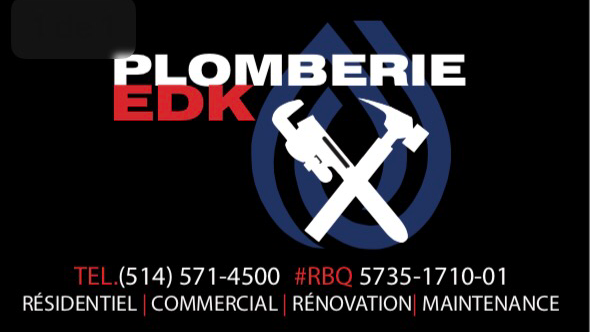 Plomberie EDK INC | 2921 Rue Boiselle, Boisbriand, QC J7H 1K5, Canada | Phone: (514) 571-4500
