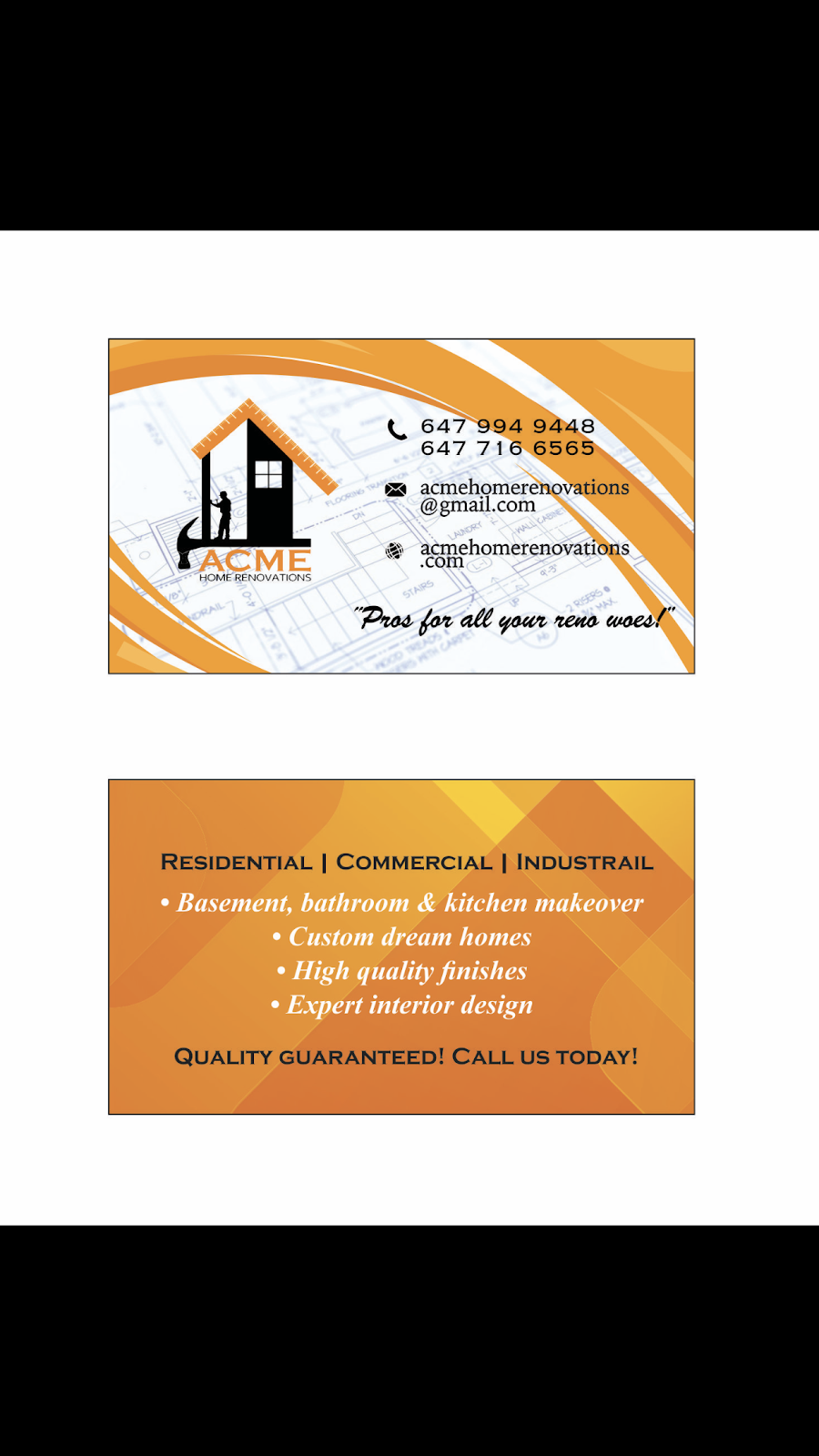 Acme home renovations | 45 Decorso Dr, Brampton, ON L6P 3Y3, Canada | Phone: (647) 716-6565