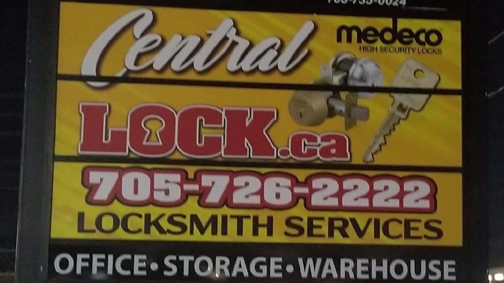 Central Lock and Key | Store front, 85 Brock St unit 7, Barrie, ON L4N 5E4, Canada | Phone: (705) 730-5625