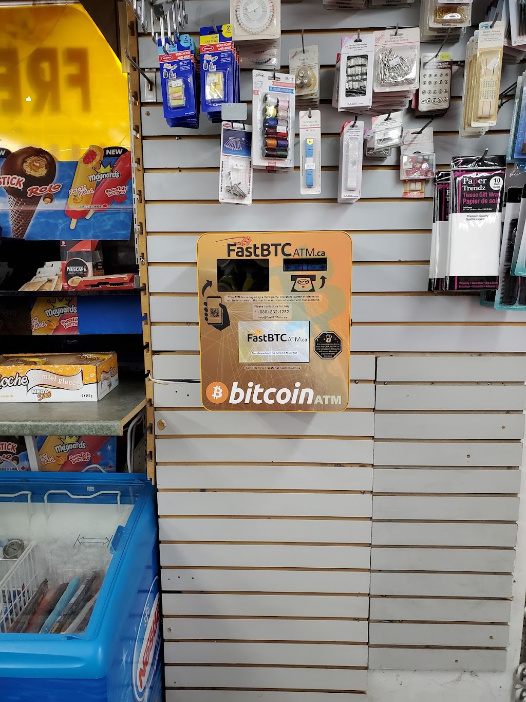FastBTC Bitcoin ATM - Food Plus Market | 2914 Yonge St, Toronto, ON M4N 2J9, Canada | Phone: (888) 832-1282