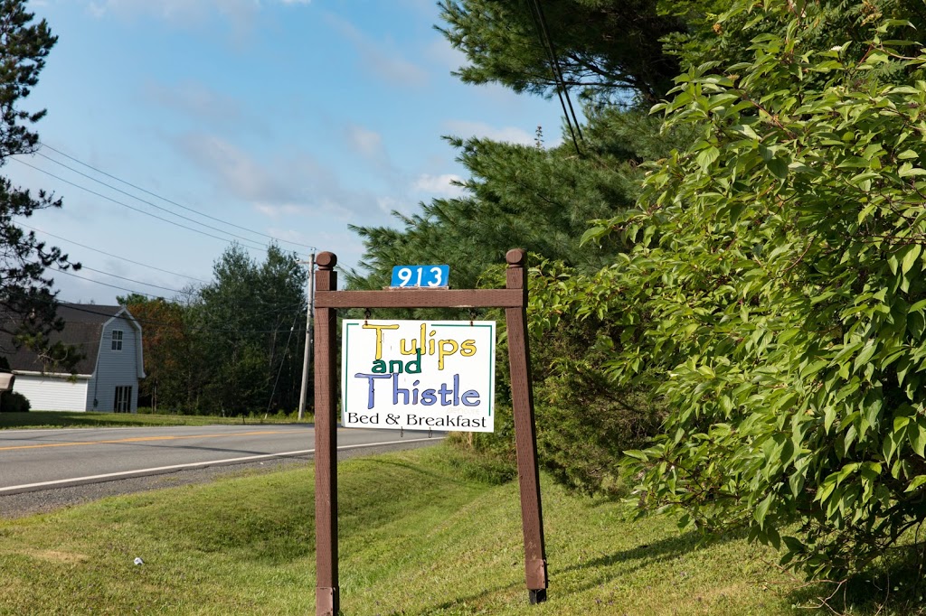 Tulips and Thistle Bed & Breakfast | 913 Pictou Rd, East Mountain, NS B6L 2N1, Canada | Phone: (902) 895-6141