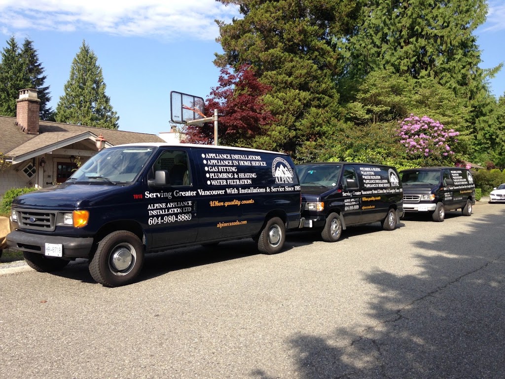 Alpine Appliance Installations ltd. | 3763 Delbrook Ave, North Vancouver, BC V7N 3Z4, Canada | Phone: (604) 980-8889