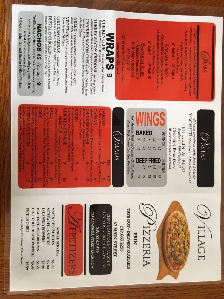 Village Pizzeria Erin | 67 Main St, Erin, ON N0B 1T0, Canada | Phone: (519) 833-2233