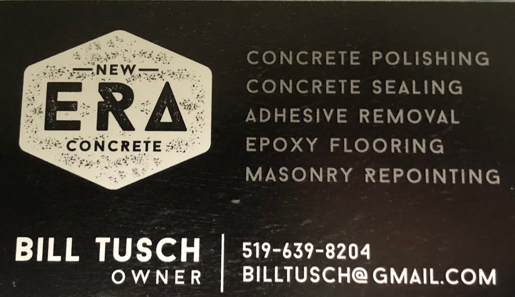 New Era Concrete Design | point of interest | 3829 Springer Rd, Delaware, ON N0L 1E0, Canada | 5196398204 OR +1 519-639-8204