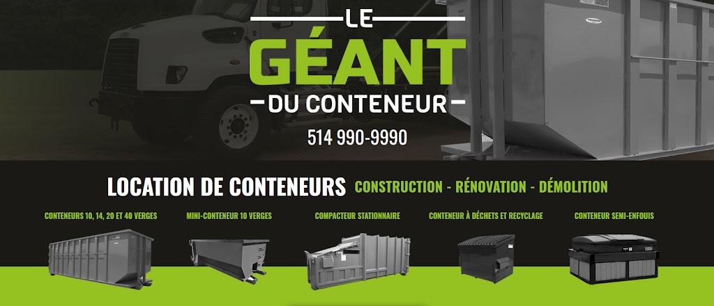 Le GEANT du Conteneur - Location de conteneur à Montréal | 303 Bd Industriel, Châteauguay, QC J6J 4Z2, Canada | Phone: (450) 699-6862