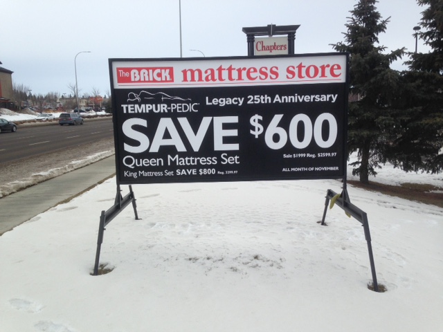 Portable & Mobile Signs Winnipeg Rentals | 2000 Sinclair St, Winnipeg, MB R2V 3S8, Canada | Phone: (204) 391-7446