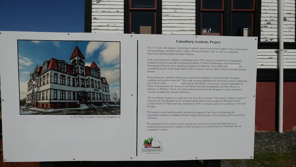 Lunenburg Academy Foundation | 97 Kaulbach St, Lunenburg, NS B0J 2C0, Canada | Phone: (902) 634-8130