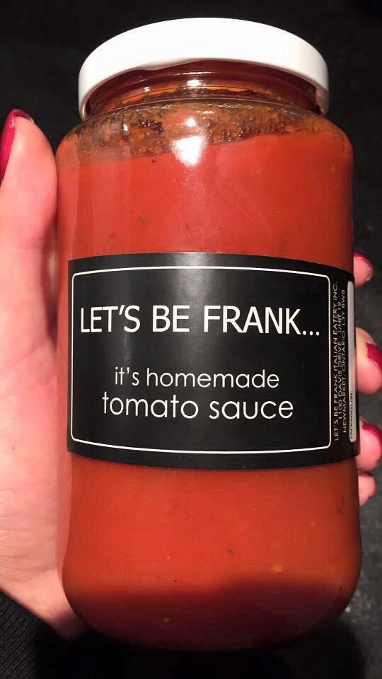 Lets Be Frank Italian Eatery | 1100 Davis Dr, Newmarket, ON L3Y 8X8, Canada | Phone: (905) 967-1122