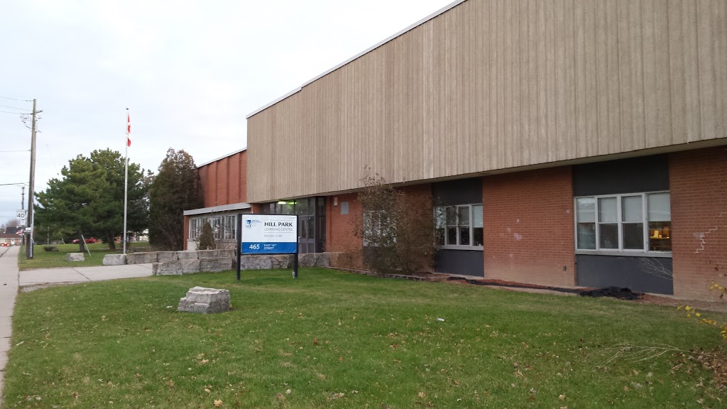 Hill Park Learning Centre | school | 465 E 16th St, Hamilton, ON L9A 4K6, Canada | 9055612190 OR +1 905-561-2190