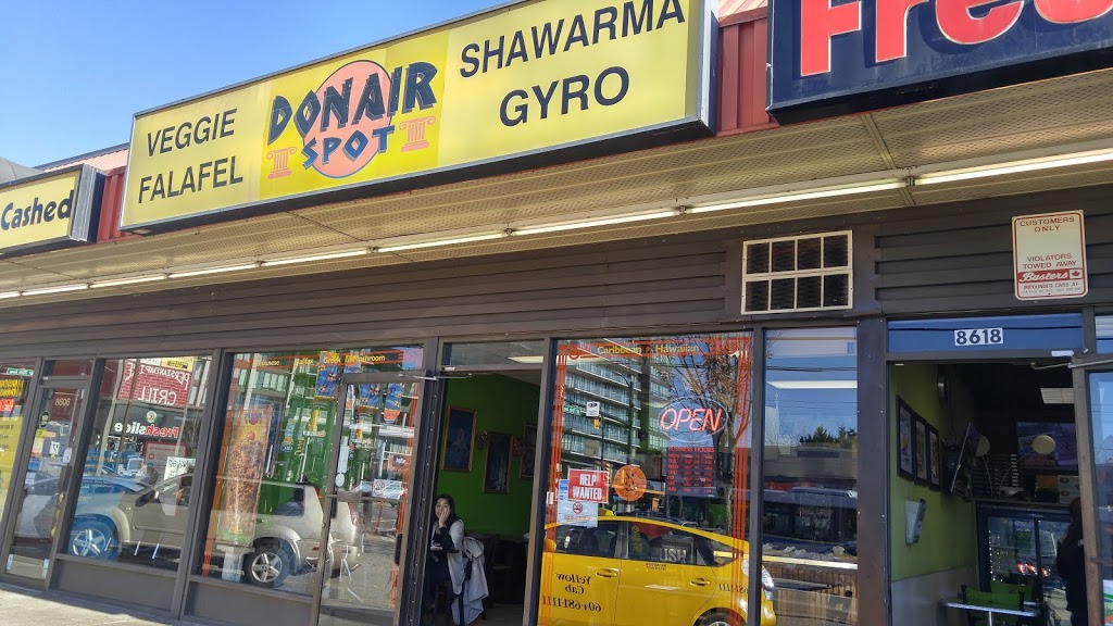 Donair Spot | 8616 Granville St, Vancouver, BC V6P 6T2, Canada | Phone: (604) 261-5543