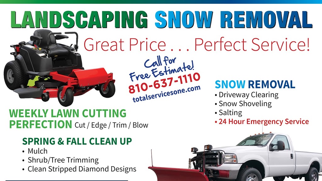 Total Services - Landscaping - Snow Removal | 4121 Blue River Dr, St Clair, MI 48079, USA | Phone: (810) 637-1110