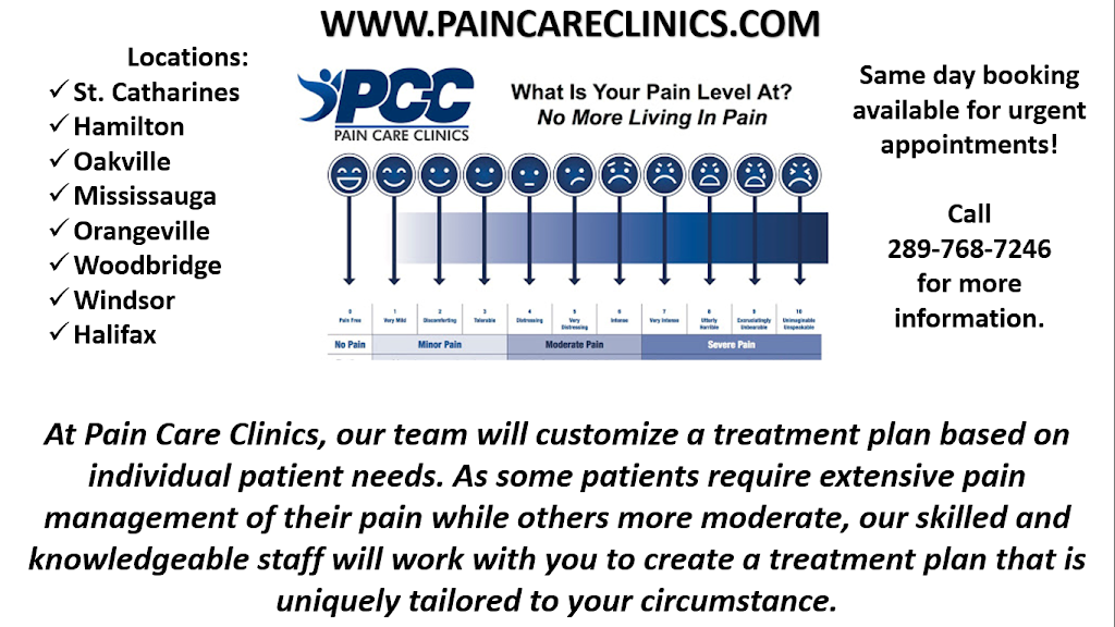 PCC Pain Care Clinics Orangeville | 33 Broadway Unit 1, Orangeville, ON L9W 1J7, Canada | Phone: (226) 780-7246