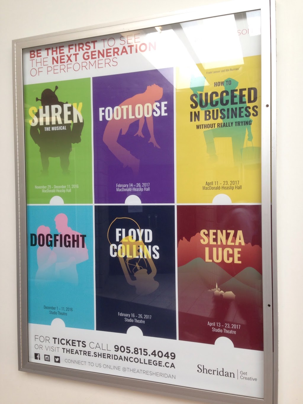 Theatre Sheridan Box Office | 1430 Trafalgar Rd, Oakville, ON L6H 2L1, Canada | Phone: (905) 815-4049