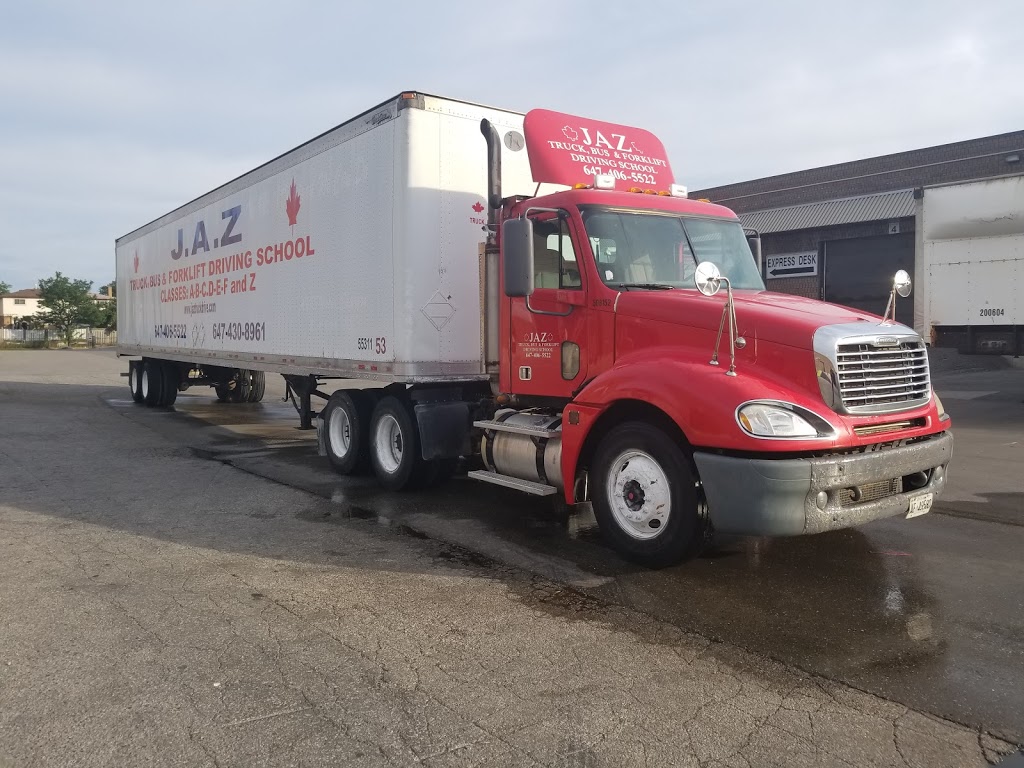 JAZ Truck Driving School | 1750 Brimley Rd #100, Scarborough, ON M1P 4X7, Canada | Phone: (647) 430-8961