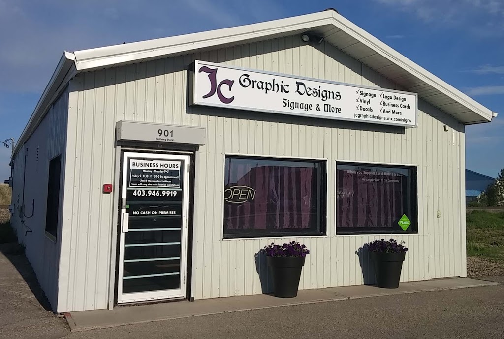 JC Graphic Designs | 901 Railway St, Crossfield, AB T0M 0S0, Canada | Phone: (403) 946-9919