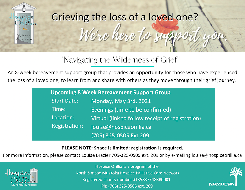 Hospice Orillia | 169 Front St S, Orillia, ON L3V 4S8, Canada | Phone: (705) 325-0505
