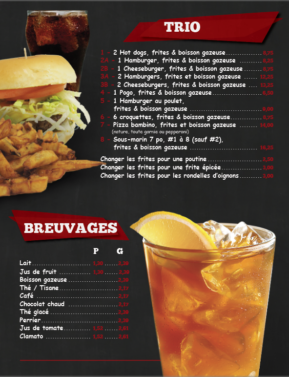 Resto-Pub le Lib | 126 Rue Saint-Patrice, Saint-Liboire, QC J0H 1R0, Canada | Phone: (450) 793-4429