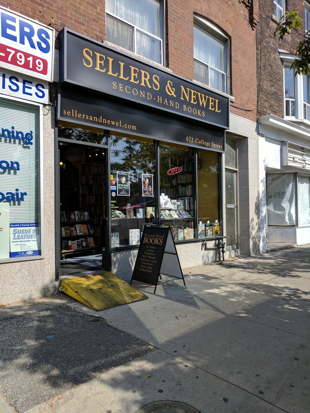 Sellers & Newel Second-Hand Books | 672 College St, Toronto, ON M6G 1B9, Canada | Phone: (647) 778-6345