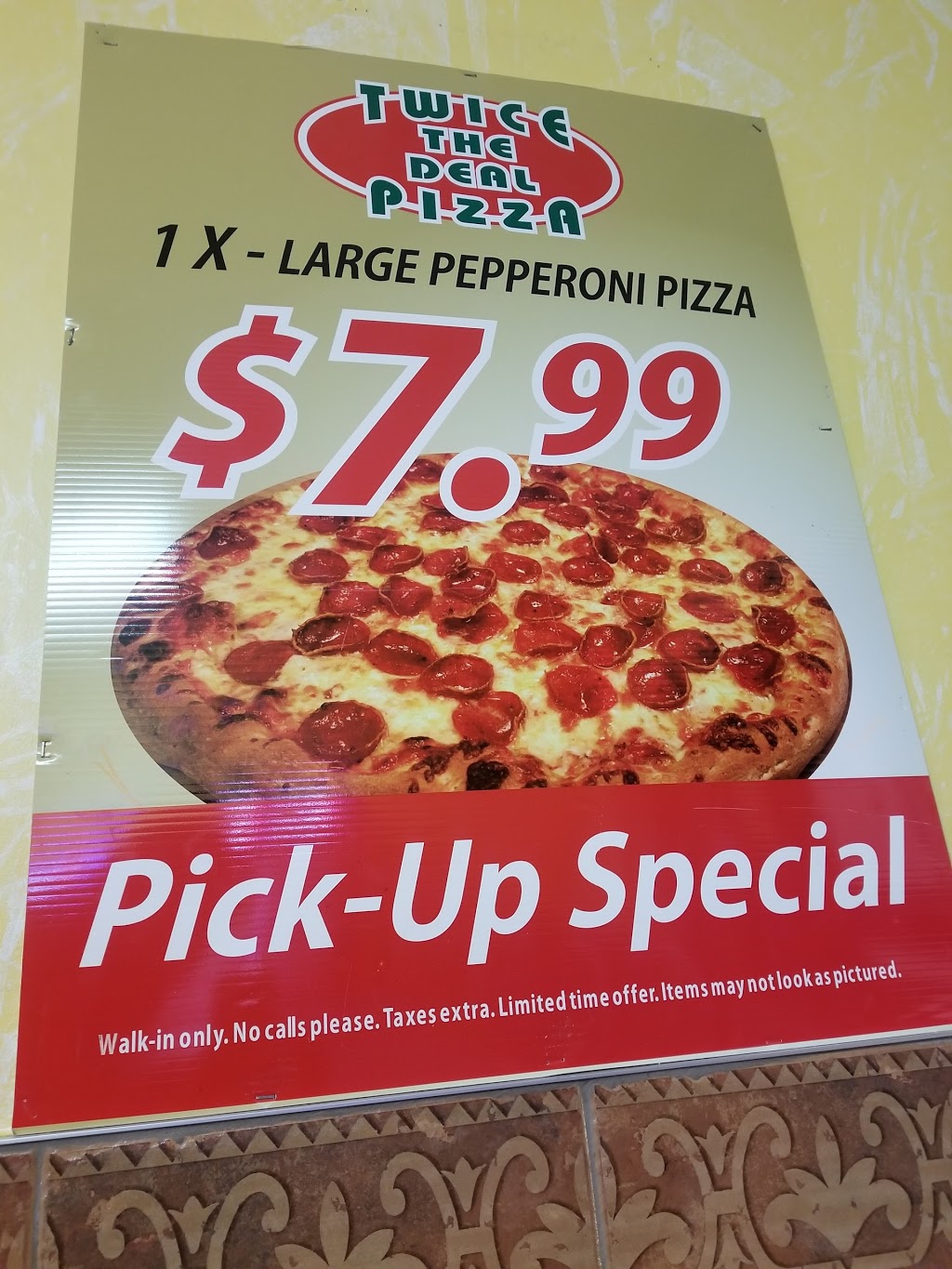 Twice The Deal Pizza | 30 Rice Rd, Welland, ON L3C 2V4, Canada | Phone: (905) 732-6000