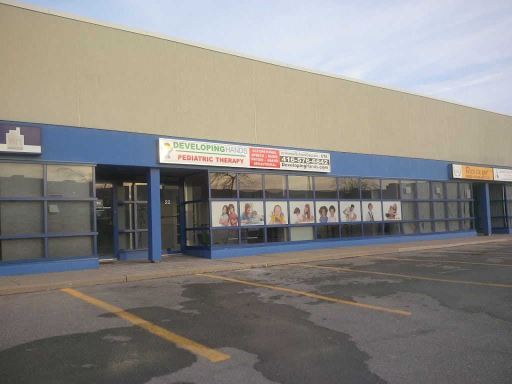 Developing Hands - Pediatric Therapy & Psychology | 3100 Ridgeway Dr #22, Mississauga, ON L5L 5M5, Canada | Phone: (416) 576-6842