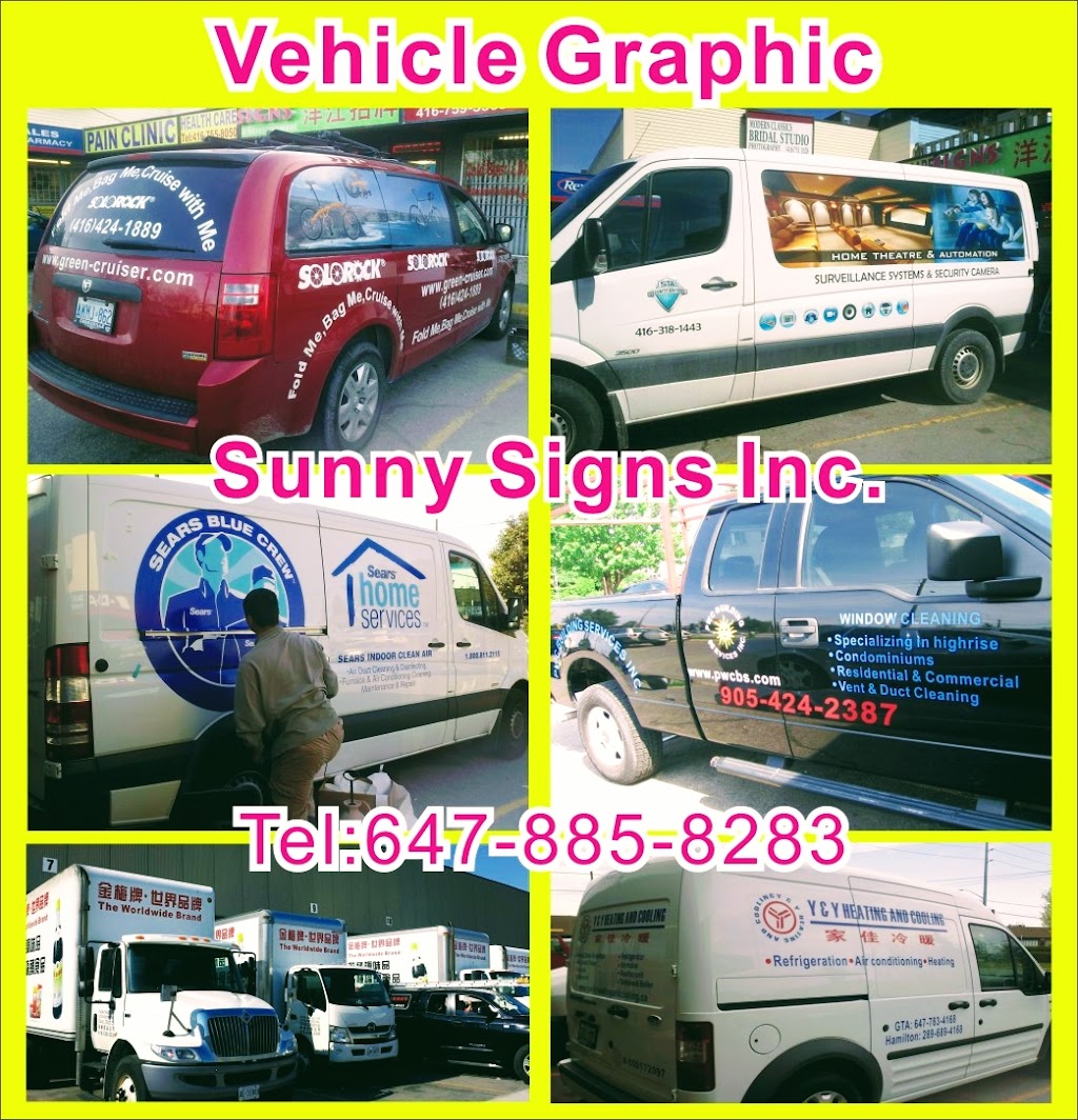 Sunny Signs Inc | 743 Birchmount Rd, Scarborough, ON M1K 1R5, Canada | Phone: (647) 885-8283