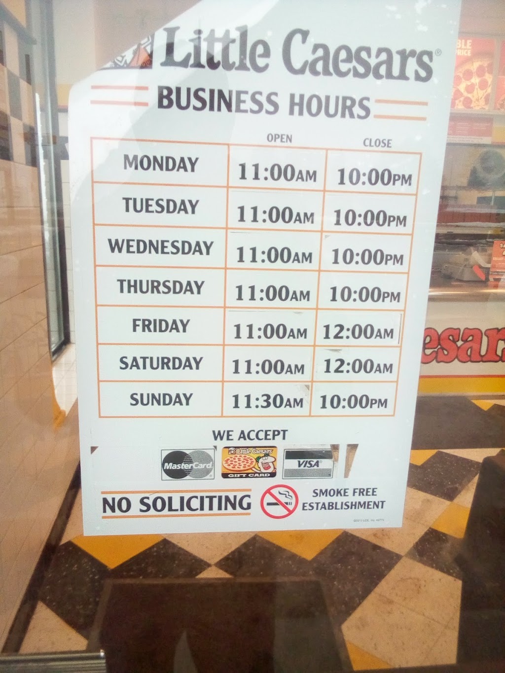 Little Caesars Pizza | 998 DUNDAS STREET WEST, Woodstock, ON N4S 1H3, Canada | Phone: (519) 533-1616