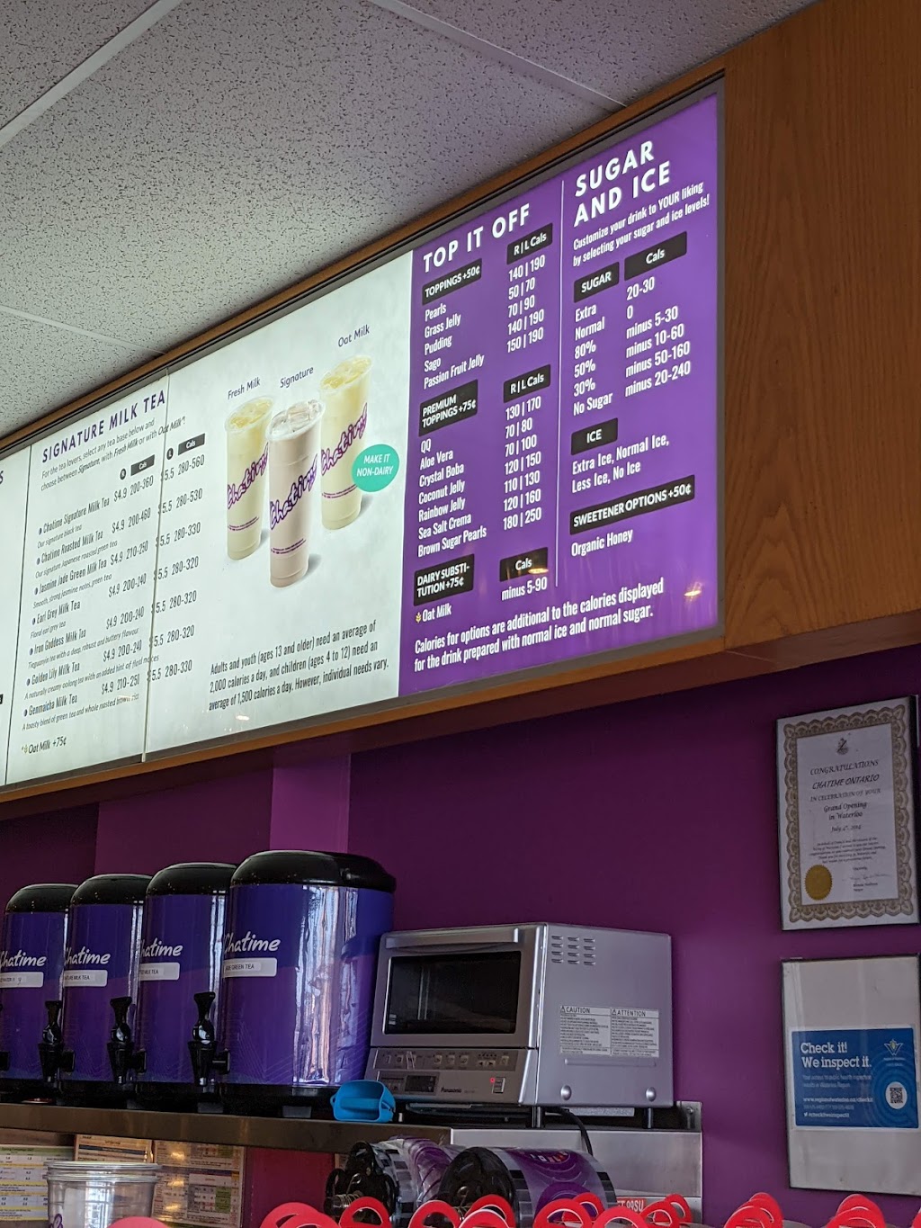 Chatime | 255 King St N #9, Waterloo, ON N2J 4V2, Canada | Phone: (519) 208-5580