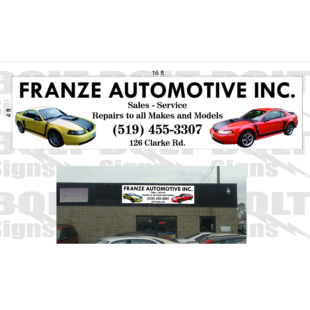 Franze Automotive Inc | car dealer | 126 Clarke Rd, London, ON N5W 5E1, Canada | 5194553307 OR +1 519-455-3307