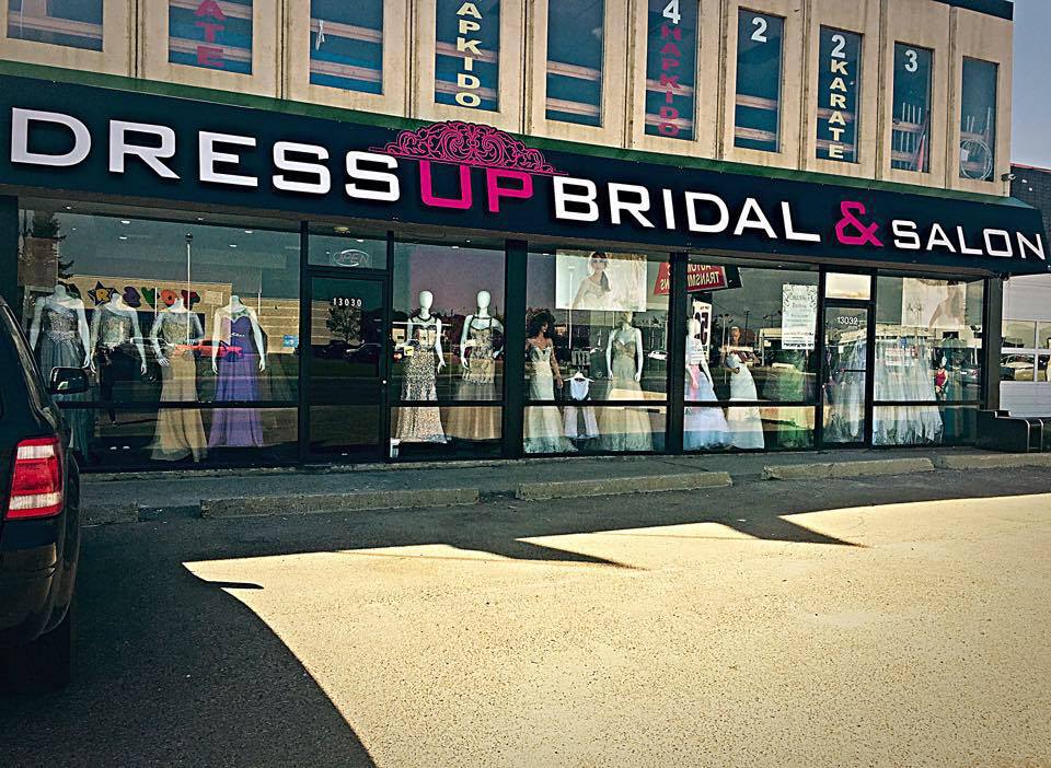 Dressup Bridal & Salon | 13030 97 St NW, Edmonton, AB T5E 4C6, Canada | Phone: (780) 758-1969