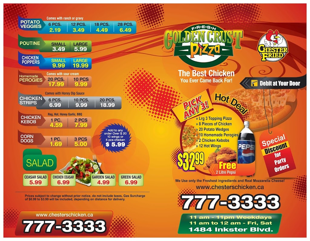 Chesters Fried Chicken | 1484 Rd 64 N, Winnipeg, MB R2X 2T8, Canada | Phone: (204) 777-3333